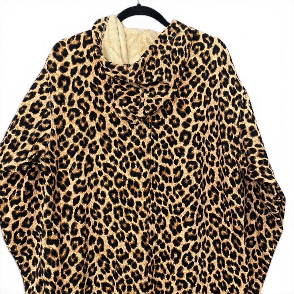 Savage X Fenty Forever Savage Hooded Jumpsuit Women XL Leopard Print NWT - Picture 5 of 13